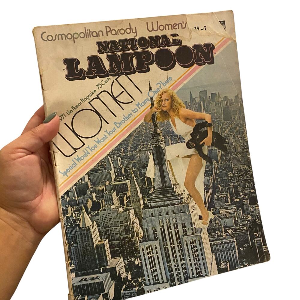 Jan 1971 Cosmopolitan Parody Women's National Lampoon Vintage Humor Magazine